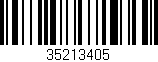 Código de barras (EAN, GTIN, SKU, ISBN): '35213405'