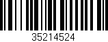 Código de barras (EAN, GTIN, SKU, ISBN): '35214524'