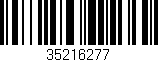 Código de barras (EAN, GTIN, SKU, ISBN): '35216277'