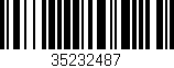 Código de barras (EAN, GTIN, SKU, ISBN): '35232487'
