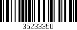 Código de barras (EAN, GTIN, SKU, ISBN): '35233350'