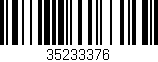 Código de barras (EAN, GTIN, SKU, ISBN): '35233376'