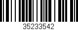 Código de barras (EAN, GTIN, SKU, ISBN): '35233542'