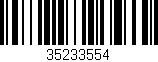 Código de barras (EAN, GTIN, SKU, ISBN): '35233554'