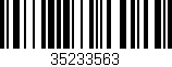 Código de barras (EAN, GTIN, SKU, ISBN): '35233563'
