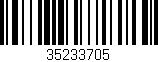 Código de barras (EAN, GTIN, SKU, ISBN): '35233705'