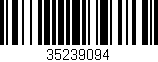 Código de barras (EAN, GTIN, SKU, ISBN): '35239094'