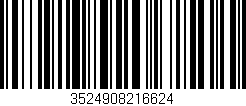 Código de barras (EAN, GTIN, SKU, ISBN): '3524908216624'