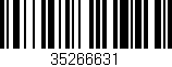 Código de barras (EAN, GTIN, SKU, ISBN): '35266631'