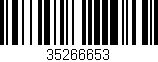 Código de barras (EAN, GTIN, SKU, ISBN): '35266653'