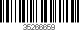 Código de barras (EAN, GTIN, SKU, ISBN): '35266659'