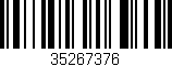 Código de barras (EAN, GTIN, SKU, ISBN): '35267376'