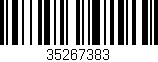 Código de barras (EAN, GTIN, SKU, ISBN): '35267383'