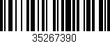 Código de barras (EAN, GTIN, SKU, ISBN): '35267390'