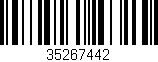 Código de barras (EAN, GTIN, SKU, ISBN): '35267442'