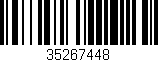 Código de barras (EAN, GTIN, SKU, ISBN): '35267448'