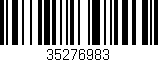 Código de barras (EAN, GTIN, SKU, ISBN): '35276983'