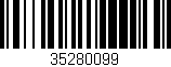 Código de barras (EAN, GTIN, SKU, ISBN): '35280099'