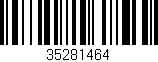 Código de barras (EAN, GTIN, SKU, ISBN): '35281464'