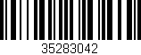 Código de barras (EAN, GTIN, SKU, ISBN): '35283042'