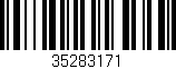 Código de barras (EAN, GTIN, SKU, ISBN): '35283171'