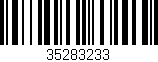 Código de barras (EAN, GTIN, SKU, ISBN): '35283233'