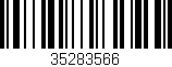 Código de barras (EAN, GTIN, SKU, ISBN): '35283566'