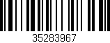 Código de barras (EAN, GTIN, SKU, ISBN): '35283967'
