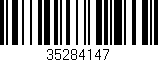 Código de barras (EAN, GTIN, SKU, ISBN): '35284147'