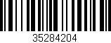 Código de barras (EAN, GTIN, SKU, ISBN): '35284204'