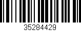 Código de barras (EAN, GTIN, SKU, ISBN): '35284429'