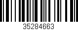 Código de barras (EAN, GTIN, SKU, ISBN): '35284663'