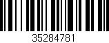 Código de barras (EAN, GTIN, SKU, ISBN): '35284781'