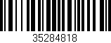 Código de barras (EAN, GTIN, SKU, ISBN): '35284818'