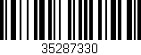 Código de barras (EAN, GTIN, SKU, ISBN): '35287330'