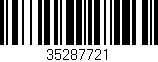 Código de barras (EAN, GTIN, SKU, ISBN): '35287721'