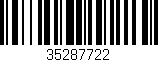 Código de barras (EAN, GTIN, SKU, ISBN): '35287722'