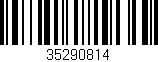 Código de barras (EAN, GTIN, SKU, ISBN): '35290814'