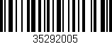 Código de barras (EAN, GTIN, SKU, ISBN): '35292005'