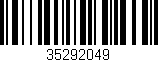 Código de barras (EAN, GTIN, SKU, ISBN): '35292049'