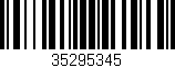 Código de barras (EAN, GTIN, SKU, ISBN): '35295345'