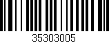 Código de barras (EAN, GTIN, SKU, ISBN): '35303005'