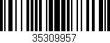 Código de barras (EAN, GTIN, SKU, ISBN): '35309957'