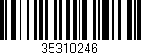 Código de barras (EAN, GTIN, SKU, ISBN): '35310246'