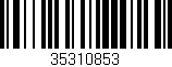 Código de barras (EAN, GTIN, SKU, ISBN): '35310853'