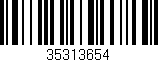 Código de barras (EAN, GTIN, SKU, ISBN): '35313654'