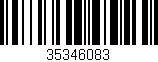 Código de barras (EAN, GTIN, SKU, ISBN): '35346083'