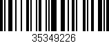 Código de barras (EAN, GTIN, SKU, ISBN): '35349226'