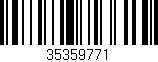 Código de barras (EAN, GTIN, SKU, ISBN): '35359771'