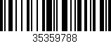 Código de barras (EAN, GTIN, SKU, ISBN): '35359788'